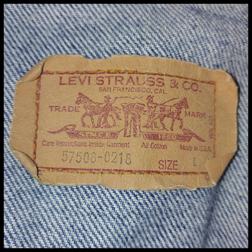 Vintage 1988 Levi's Type 3 Trucker Jacket 57508-0218 - Picture 12 of 12